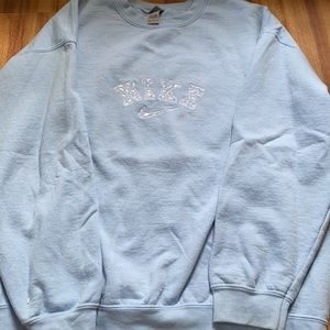 Embroidered Nike Crewneck